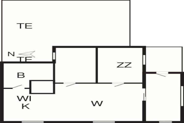 4 Person Holiday Home In R M Lakolk エクステリア 写真